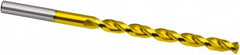 Taper Length Drill Bit: 0.0591″ Dia, 130 ° Coated, RH Cut, Parabolic Flute, Cylindrical Shank, Series 668