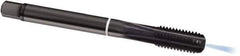 Guhring - M8x1.00 Metric Fine, 4 Flute, Oxide Finish, Cobalt Spiral Point Tap - Modified Bottoming Chamfer, Right Hand Thread, 90mm OAL, 6HX Class of Fit, Series 1904 - Exact Industrial Supply