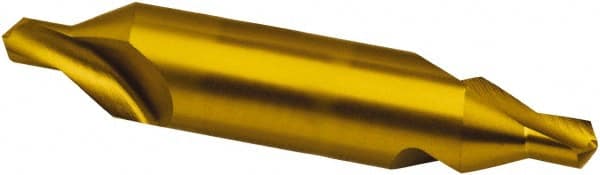 Guhring - Metric Radius Cut 60° Incl Angle High Speed Steel Combo Drill & Countersink - USA Tool & Supply