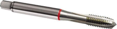 Guhring - M3.5x0.60 Metric, 3 Flute, Bright Finish, Cobalt Spiral Point Tap - Plug Chamfer, Right Hand Thread, 56mm OAL, 6H Class of Fit, Series 804 - Exact Industrial Supply
