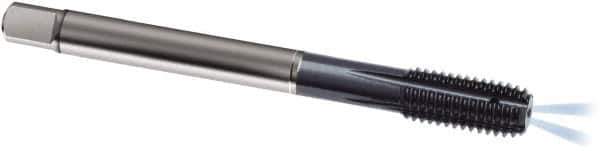 Guhring - M12x1.00 Metric Fine 6HX D7/D8 Thread Limit Modified Bottoming Thread Forming Tap - Powdered Metal High Speed Steel, AlCrN Finish, 100mm OAL, Series 1723 - USA Tool & Supply