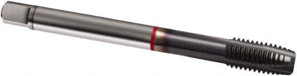 Guhring - M5x0.80 Metric, 3 Flute, TiCN Finish, Cobalt Spiral Point Tap - Plug Chamfer, Right Hand Thread, 70mm OAL, 6H Class of Fit, Series 1915 - Exact Industrial Supply