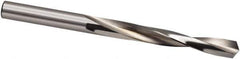 Guhring - 9.5mm 118° High Speed Steel Jobber Drill - Bright Finish, Right Hand Cut, Spiral Flute, 125mm OAL, Cone Relief Point - USA Tool & Supply