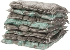 PRO-SAFE - 18 Inch Long x 18 Inch Wide x 2 Inch High, Gray Sorbent Pillow - 28 Gallon Capacity, Universal - USA Tool & Supply