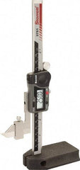 Starrett - Electronic Height Gage - 0.0005" Resolution, Accurate to 0.001", LCD Display - USA Tool & Supply