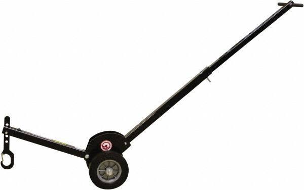 Mag-Mate - 400 Lb Load Capacity, Lift Magnet Dolly - 10" High x 41" Long x 13" Wide - USA Tool & Supply