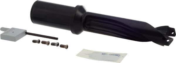 Allied Machine and Engineering - 26 to 28.57mm Diam, 3xD, 3-27/64" Max Depth, 1-1/4" Shank Diam, 7-11/32" OAL, Replaceable Tip Drill - Series 26 - USA Tool & Supply