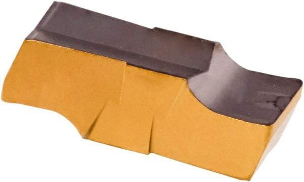 Iscar - 400E040GIPI Grade IC808, 3mm Cutting Width Carbide Grooving Insert - 15.5mm Max Depth of Cut, Neutral, 0.4mm Corner Radius, TiAlN Finish - USA Tool & Supply