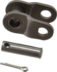 Browning - 3/8" Pitch, ANSI 35, Roller Chain Offset Link - For Use with Single Strand Chain - USA Tool & Supply