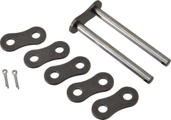 Browning - 1" Pitch, ANSI 80-3, Triple Strand Roller Chain Connecting Link - For Use with Triple Strand Chain - USA Tool & Supply