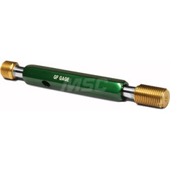 Plug Thread Gage: 3/4-10 Thread, 3B Class, Double End, Go & No Go Handle Included