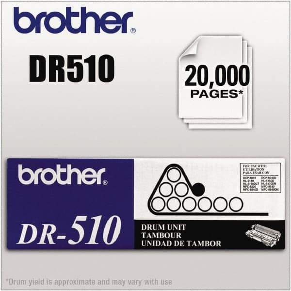 Brother - Black Drum Unit - Use with Brother DCP-8040, 8045D, HL-5140, 5150D, 5150DLT, 5170DN, 5170DNLT, MFC-8120, 8220, 8440, 8640D, 8840D, 8840DN - USA Tool & Supply