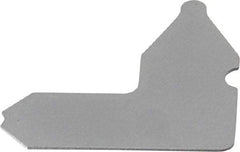 Starrett - 5/64 Inch Radius Gage - Satin Chrome Finish, Stainless Steel - USA Tool & Supply