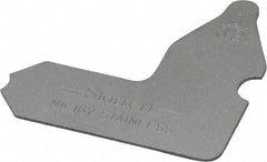 Starrett - 3/32 Inch Radius Gage - Satin Chrome Finish, Stainless Steel - USA Tool & Supply