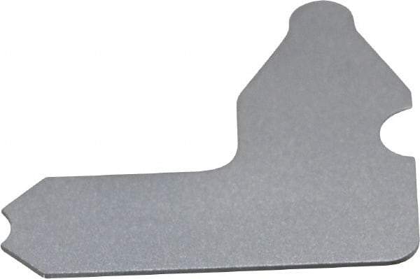 Starrett - 7/64 Inch Radius Gage - Satin Chrome Finish, Stainless Steel - USA Tool & Supply
