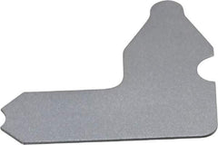 Starrett - 7/64 Inch Radius Gage - Satin Chrome Finish, Stainless Steel - USA Tool & Supply