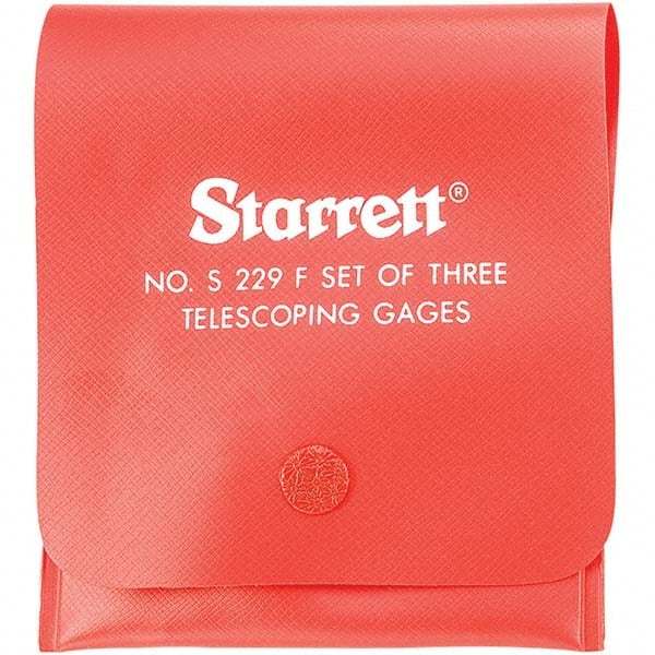 Starrett - Bore Gage Accessories Type: Case Minimum Measurement (Decimal Inch): 0.5000 - USA Tool & Supply
