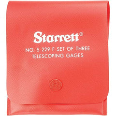 Starrett - Bore Gage Accessories Type: Case Minimum Measurement (Decimal Inch): 0.5000 - USA Tool & Supply