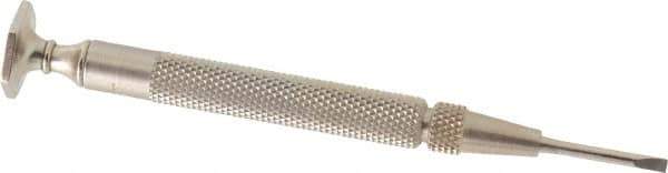 Starrett - 5/8" Blade Length Precision Slotted Screwdriver - 3-3/4" OAL - USA Tool & Supply