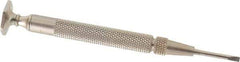 Starrett - 5/8" Blade Length Precision Slotted Screwdriver - 3-3/4" OAL - USA Tool & Supply