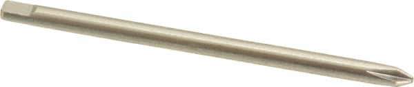 Starrett - #0 Phillips Point, 5/8" Blade Length Precision Blade Screwdriver - 3-3/4" OAL - USA Tool & Supply