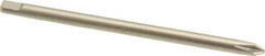 Starrett - #0 Phillips Point, 5/8" Blade Length Precision Blade Screwdriver - 3-3/4" OAL - USA Tool & Supply