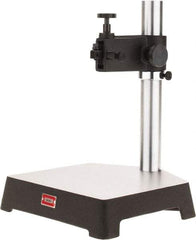 Starrett - Cast Iron (Base), Rectangular Base, Comparator Gage Stand - 13-21/32" High, 10-3/32" Base Length x 9-39/64" Base Width x 2-5/32" Base Height, Includes Holder - USA Tool & Supply