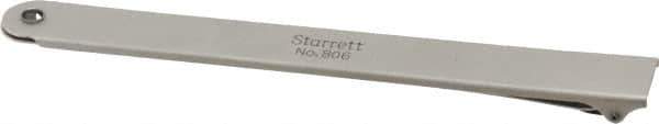 Starrett - Single End Feeler Gage Holder - Use with 0.03 to 0.5mm Single Leaves or Strips - USA Tool & Supply