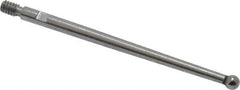 Starrett - 2mm Ball Diam, Carbide, Ball Test Indicator Contact Point - 1-5/16" Contact Point Length, Use with Starrett 811 & 811M Dial Test Indicators - USA Tool & Supply