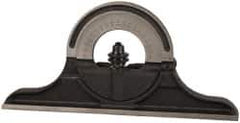 Starrett - 12 to 24 Inch Long Blade, Reversible Combination Square Protractor Head - Black Wrinkle Coated, Cast Iron - USA Tool & Supply