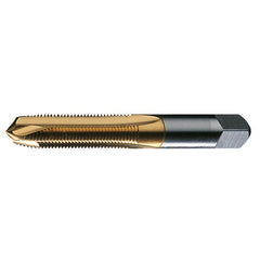 ‎1/4-20 UNC 3 Flute H13 Plug HSS Standard Spiral Point Tap- TiN - Exact Industrial Supply