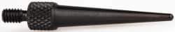 Starrett - #4-48, 1/16" Ball Diam, Steel Tapered Contact Point - 1" Contact Point Length, Use with AGD Dial Indicators - USA Tool & Supply