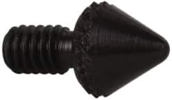 Starrett - #4-48, 1/16" Ball Diam, Steel Tapered Contact Point - 3/16" Contact Point Length, Use with AGD Dial Indicators - USA Tool & Supply