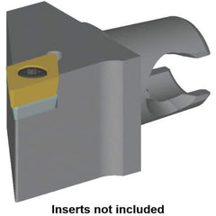 Kennametal - Left Hand Cut, Size KM20, DC.. Insert Compatiblity, Modular Turning & Profiling Cutting Unit Head - 12.5mm Ctr to Cutting Edge, 25mm Head Length, Series KM Mini - USA Tool & Supply