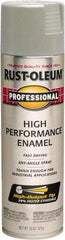 Rust-Oleum - Light Machinery Gray, Gloss, Rust Proof Enamel Spray Paint - 14 Sq Ft per Can, 15 oz Container, Use on Multipurpose - USA Tool & Supply
