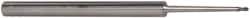 Accupro - 0.06" Diam, 0.06" LOC, 2 Flute Solid Carbide Ball End Mill - AlTiN Finish, Single End, 4" OAL, 1/4" Shank Diam, Spiral Flute - USA Tool & Supply