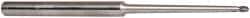 Accupro - 3/32" Diam, 3/32" LOC, 2 Flute Solid Carbide Ball End Mill - AlTiN Finish, Single End, 4" OAL, 1/4" Shank Diam, Spiral Flute - USA Tool & Supply