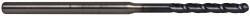 Accupro - 0.1" Diam, 3/4" LOC, 3 Flute Solid Carbide Ball End Mill - AlTiN Finish, Single End, 2-1/2" OAL, 1/8" Shank Diam, Spiral Flute - USA Tool & Supply