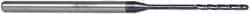 Accupro - 0.06" Diam, 1/2" LOC, 3 Flute Solid Carbide Ball End Mill - AlTiN Finish, Single End, 2-1/2" OAL, 1/8" Shank Diam, Spiral Flute - USA Tool & Supply
