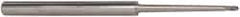 Accupro - 0.08" Diam, 0.08" LOC, 2 Flute Solid Carbide Ball End Mill - AlTiN Finish, Single End, 4" OAL, 1/4" Shank Diam, Spiral Flute - USA Tool & Supply