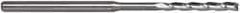 Accupro - 0.1", 3/4" LOC, 1/8" Shank Diam, 2-1/2" OAL, 3 Flute, Solid Carbide Square End Mill - Single End, Uncoated, Spiral Flute, 30° Helix, Centercutting, Series Miniature - USA Tool & Supply