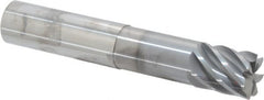 Accupro - 1" Diam 7 Flute Solid Carbide 0.03" Corner Radius End Mill - USA Tool & Supply