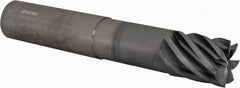 Accupro - 1", 1-1/4" LOC, 1" Shank Diam, 6" OAL, 7 Flute, Solid Carbide Square End Mill - Single End, nACRo Finish, Spiral Flute, 37.50° Helix, Centercutting, Right Hand Cut, Right Hand Flute - USA Tool & Supply