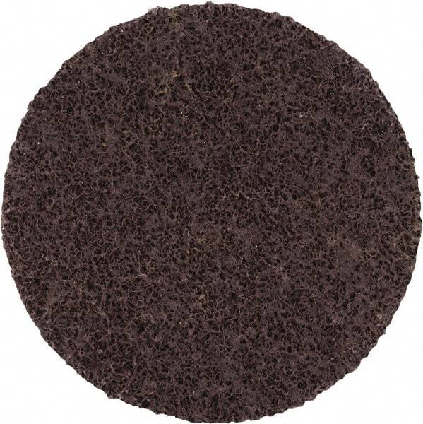 3M - 4-1/2" Diam, Aluminum Oxide Hook & Loop Disc - Coarse Grade, Nonwoven, Series SL-DH - USA Tool & Supply