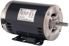 US Motors - 1.5 hp, OPAO Enclosure, Auto Thermal Protection, 1,725 RPM, 208-230/460 Volt, 60/50 Hz, Three Phase Standard Efficient Motor - Size 56HZ Frame, Rigid Mount, 1 Speed, Ball Bearings, 5.0/2.5/5.2/2.6 Full Load Amps, B Class Insulation, Reversible - USA Tool & Supply