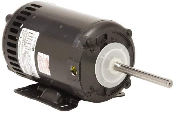 US Motors - 1.5 hp, OPAO Enclosure, Auto Thermal Protection, 1,140 RPM, 208-230/460 Volt, 60 Hz, Three Phase Standard Efficient Motor - Size 56HZ Frame, Rigid Mount, 1 Speed, Ball Bearings, 7.2/3.6 Full Load Amps, B Class Insulation, Reversible - USA Tool & Supply