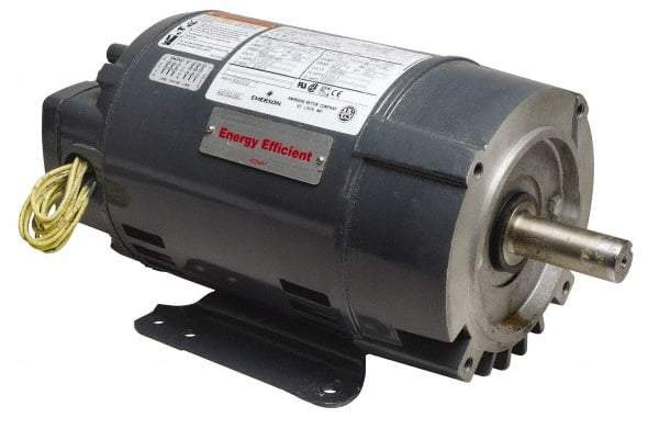 US Motors - 1 hp, ODP Enclosure, No Thermal Protection, 1,755 RPM, 208-230/460 Volt, 50/60 Hz, DripProof, Premium Efficiency Motor - Size 286TC Frame, C-Face Mount, 1 Speed, Ball Bearings, 3.2-3.1/1.5 Full Load Amps, F Class Insulation - USA Tool & Supply