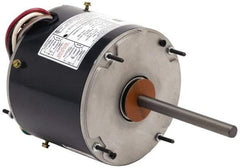 US Motors - 1/3 hp, TEAO Enclosure, Auto Thermal Protection, 825 RPM, 208-230 Volt, 60 Hz, Single Phase Permanent Split Capacitor (PSC) Motor - Size 48Y Frame, Stud Mount, 2 Speed, Ball Bearings, 1.9/1.2 Full Load Amps, B Class Insulation, Reversible - USA Tool & Supply