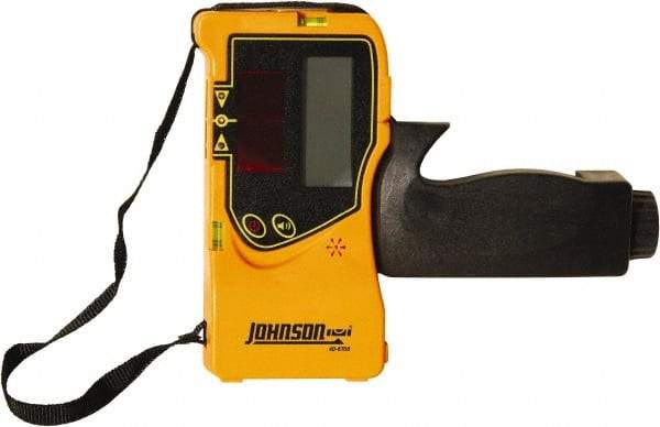 Johnson Level & Tool - Laser Level 9 V Battery, Laser Detector - Use With Line Generated Lasers - USA Tool & Supply