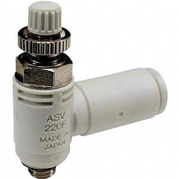 SMC PNEUMATICS - Speed & Flow Control Valves Valve Type: Quick Exhaust Valve Male Thread Size: 3/8 NPT - USA Tool & Supply